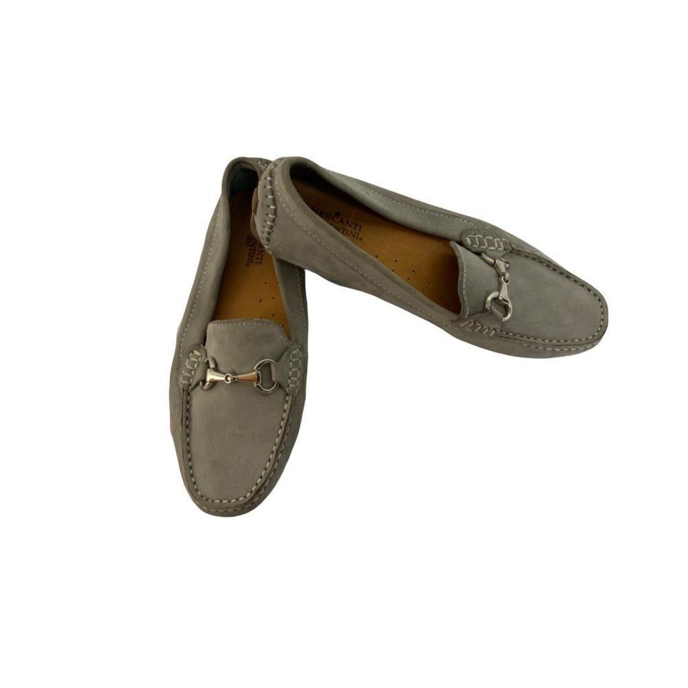 Mercanti Fiorentini Grey Loafers. Sz 6.5B